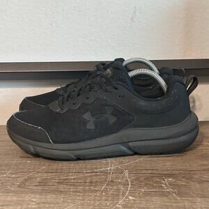 Under Armour Charged Assert 10 Men’s Athletic Running Shoes Size 9 Black